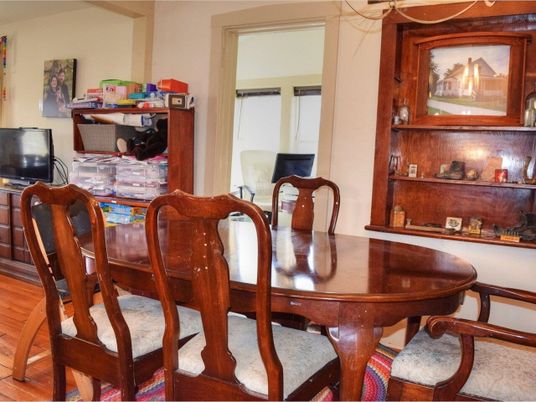Dining room, Interior, Wood Texture Flooring