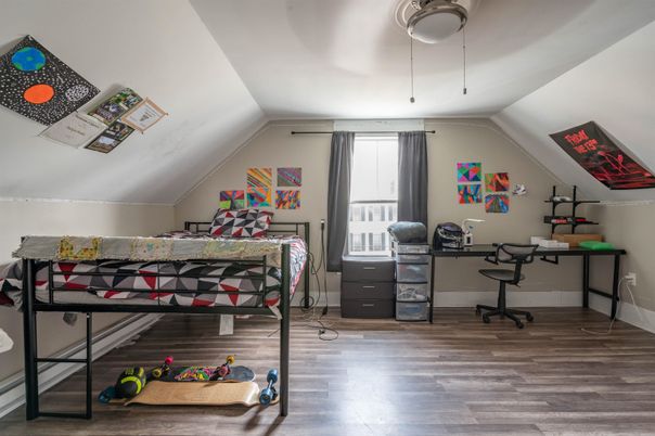 Bedroom, Home Office, Interior, Wood Texture Flooring