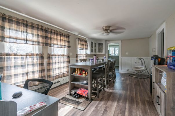 Dining room, Interior, Wood Texture Flooring