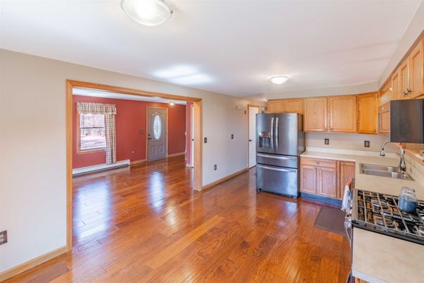 Interior, Kitchen, Wood Texture Flooring