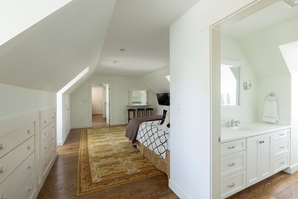 Bathroom, Bedroom, Interior, Recessed Lighting, Wood Texture Flooring