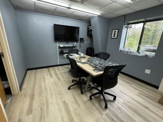 Home Office, Interior, Wood Texture Flooring