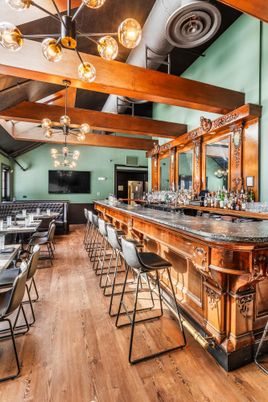 Interior, Pendant Lights, Wooden Beams, Wood Texture Flooring