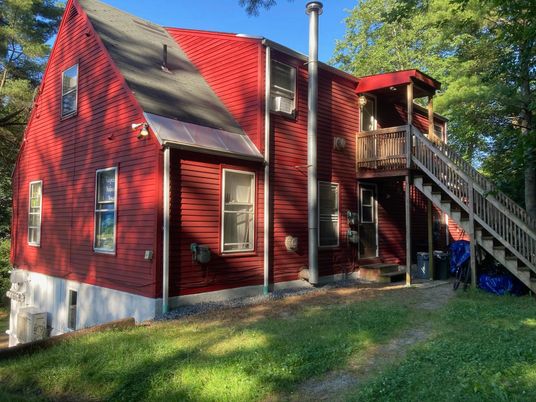 Backyard, Exterior, Facade, Log Home