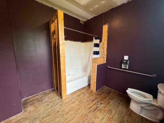 Bathroom, Interior, Wood Texture Flooring
