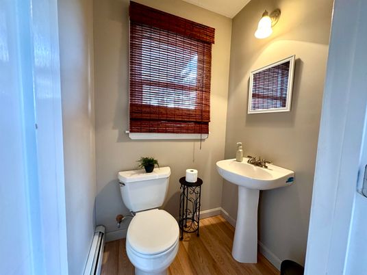 Bathroom, Interior, Wood Texture Flooring