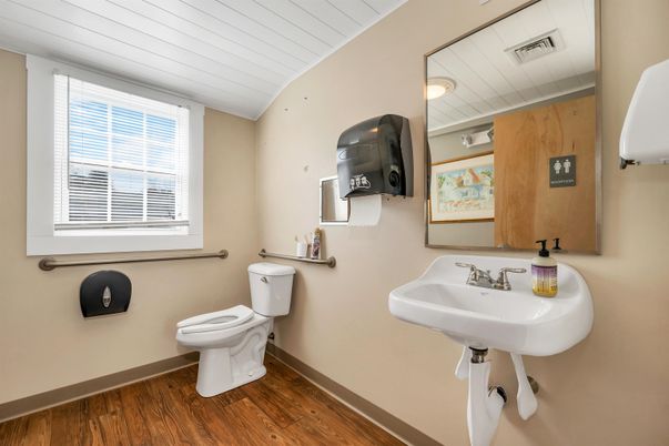 Bathroom, Interior, Wood Texture Flooring