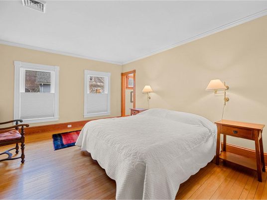 Bedroom, Interior, Wood Texture Flooring