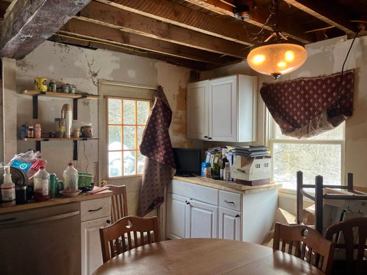 Dining room, Interior, Kitchen, Wooden Beams, Wooden Ceilings