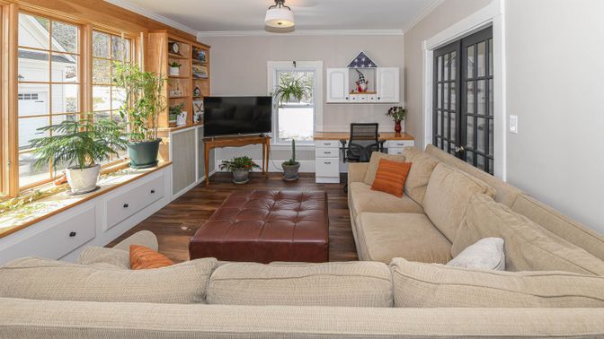 Home Office, Interior, Living room, Wood Texture Flooring