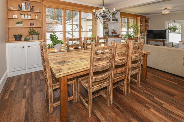 Chandelier, Dining room, Interior, Living room, Wood Texture Flooring