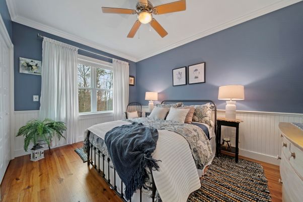 Bedroom, Interior, Wood Texture Flooring