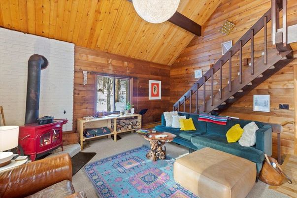Fireplace, Interior, Living room, Stone Walls, Wooden Beams, Wooden Ceilings, Wood Texture Flooring, Wooden Walls