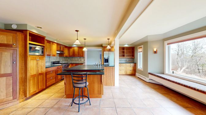 Interior, Kitchen, Pendant Lights, Stainless Steel Appliances
