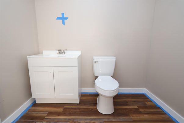 Bathroom, Interior, Wood Texture Flooring