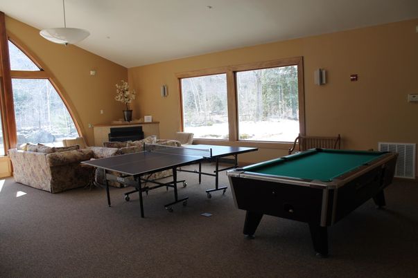 Billiard Table, Game Room, Interior, Pendant Lights