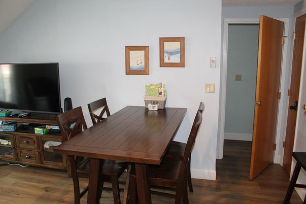 Dining room, Interior, Wood Texture Flooring