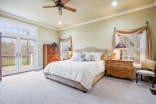 Bedroom, Interior, Recessed Lighting