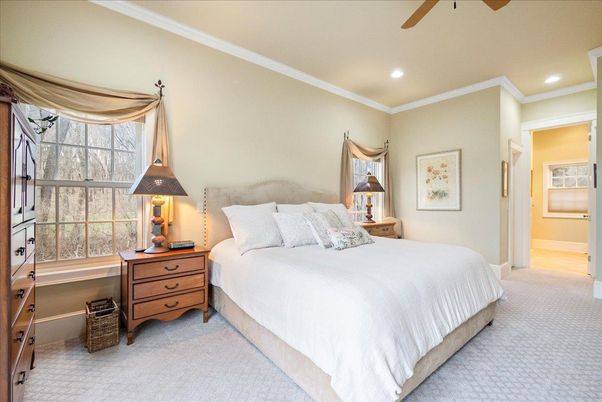 Bedroom, Interior, Recessed Lighting
