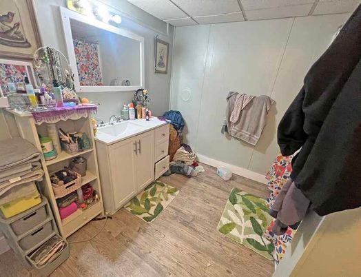 Bathroom, Interior, Wood Texture Flooring