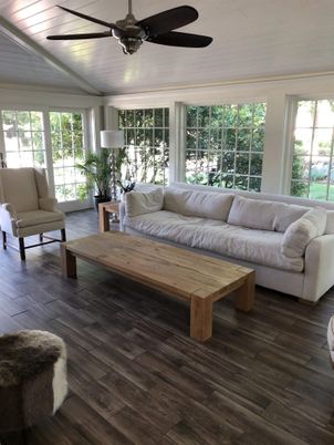 Interior, Living room, Sun Room, Wood Texture Flooring