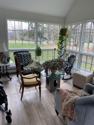 Interior, Living room, Sun Room, Wood Texture Flooring