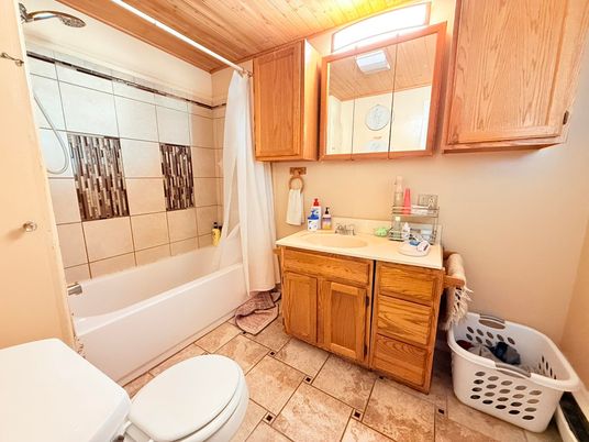Bathroom, Interior, Wooden Ceilings