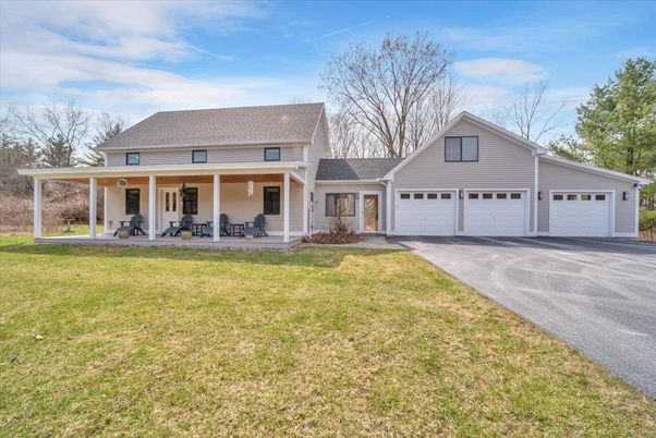Attached, Backyard, Exterior, Facade, Farmhouse