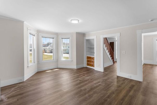 Empty room, Interior, Wood Texture Flooring