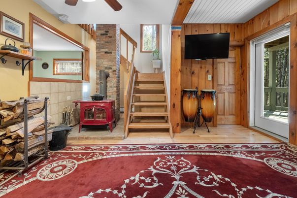 Interior, Wood Texture Flooring, Wooden Walls
