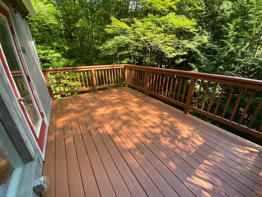 Exterior, Wood Texture Flooring