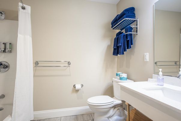 Bathroom, Interior, Wood Texture Flooring