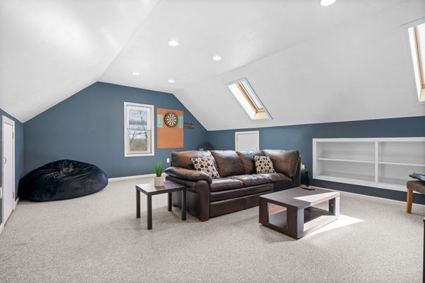 Interior, Living room, Recessed Lighting