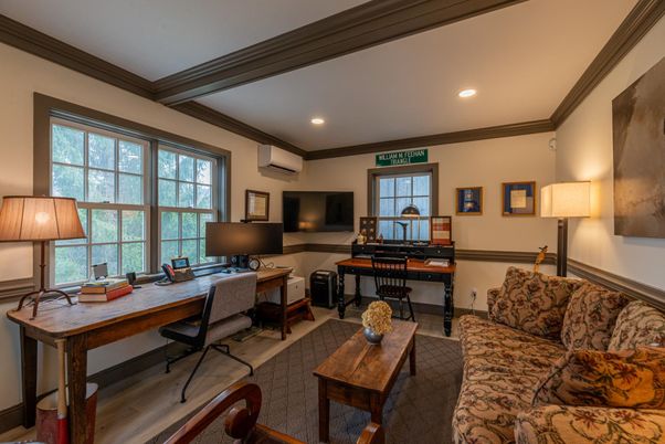 Home Office, Interior, Recessed Lighting