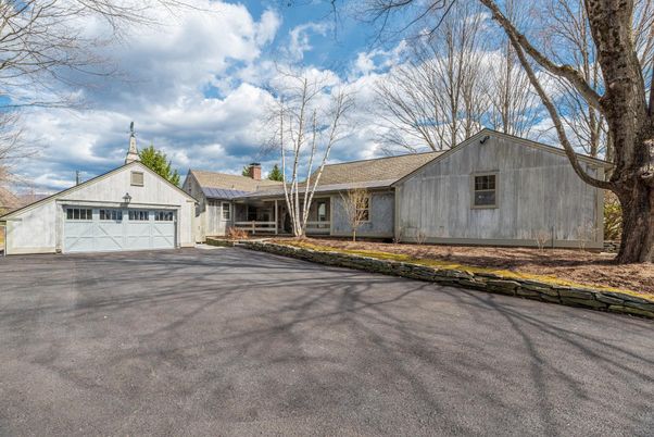 Attached, Detached Garage, Exterior, Facade, Farmhouse