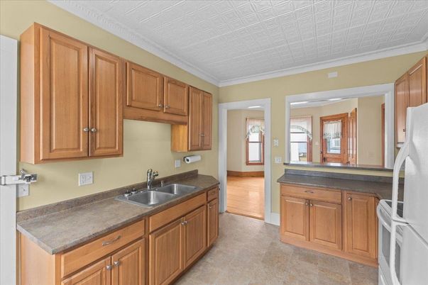 Interior, Kitchen, Wood Texture Flooring