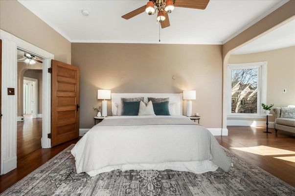 Bedroom, Interior, Wood Texture Flooring