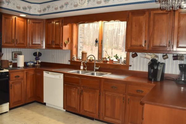 Interior, Kitchen, Wood Texture Flooring