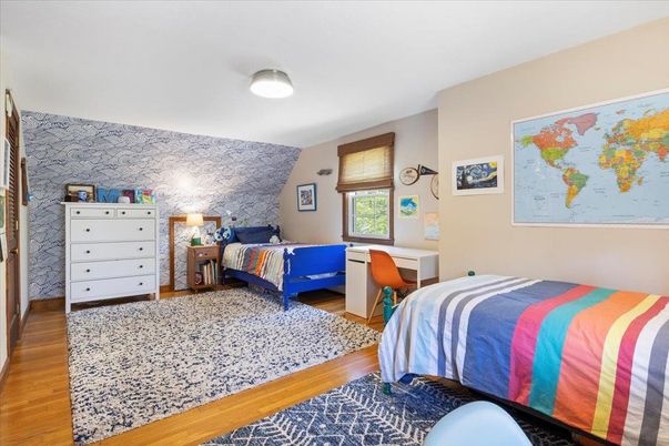 Bedroom, Interior, Wood Texture Flooring