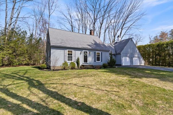 Attached, Backyard, Exterior, Facade, Cape Cod