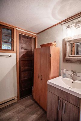Bathroom, Interior, Wood Texture Flooring