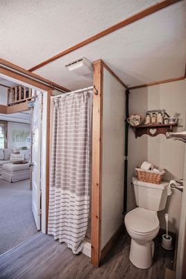 Bathroom, Interior, Wood Texture Flooring