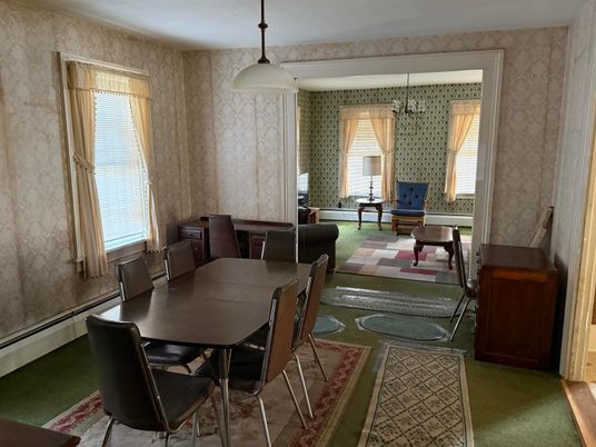 Dining room, Interior, Pendant Lights