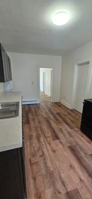 Empty room, Interior, Kitchen, Wood Texture Flooring