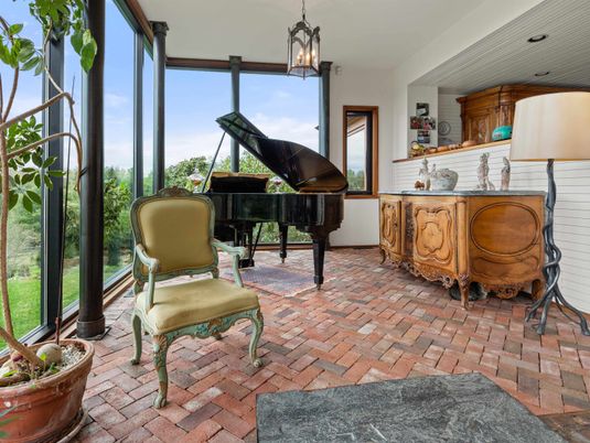 Interior, Pendant Lights, Piano