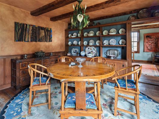 Dining room, Interior, Wooden Beams
