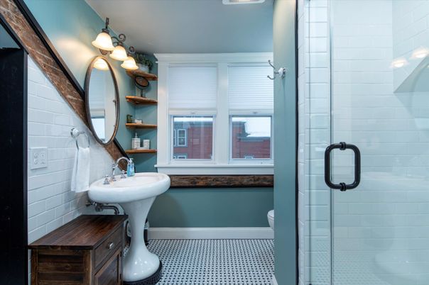Bathroom, Glass Shower, Interior