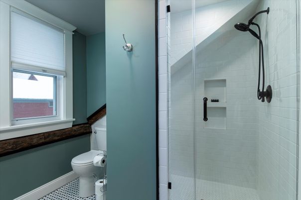 Bathroom, Glass Shower, Interior