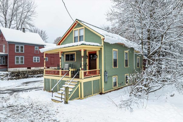 Backyard, Exterior, Facade, Queen Anne Victorian