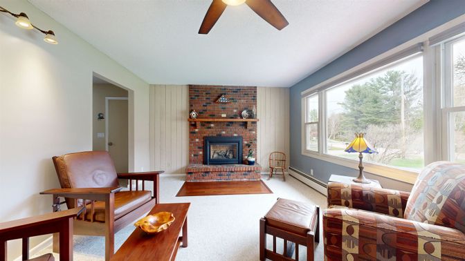 Fireplace, Interior, Stone Walls